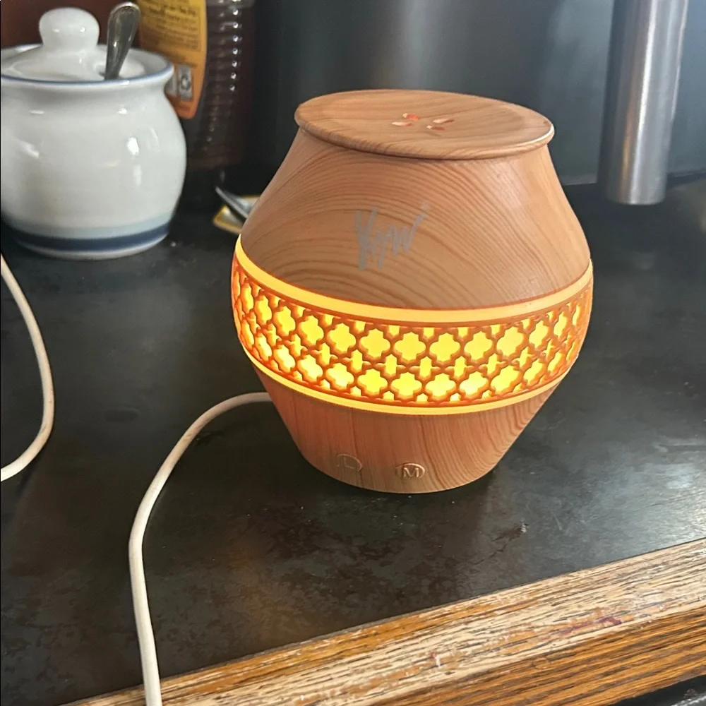 Wood Grain Aroma Diffuser & Essential Oils